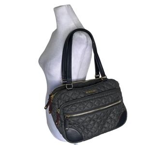 MZ Wallace Quilted grey Crossbody Tote with Gold Hardware